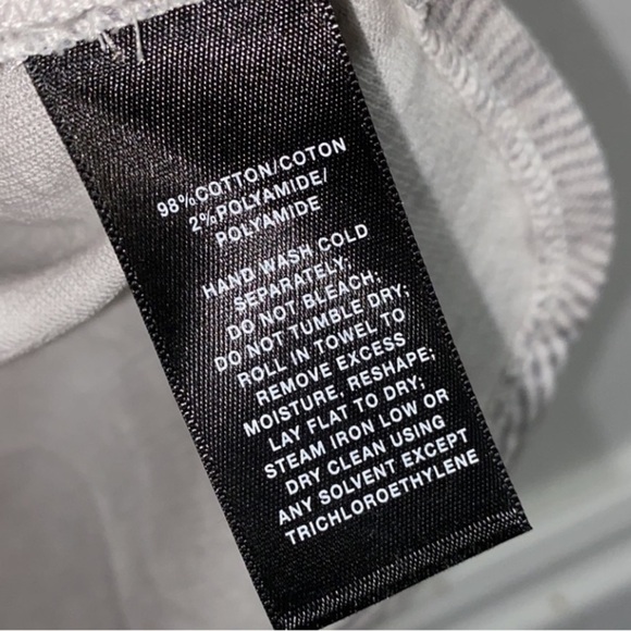 Lafayette 148 shirt NEW small soft gray heather multi striped - Picture 3 of 5